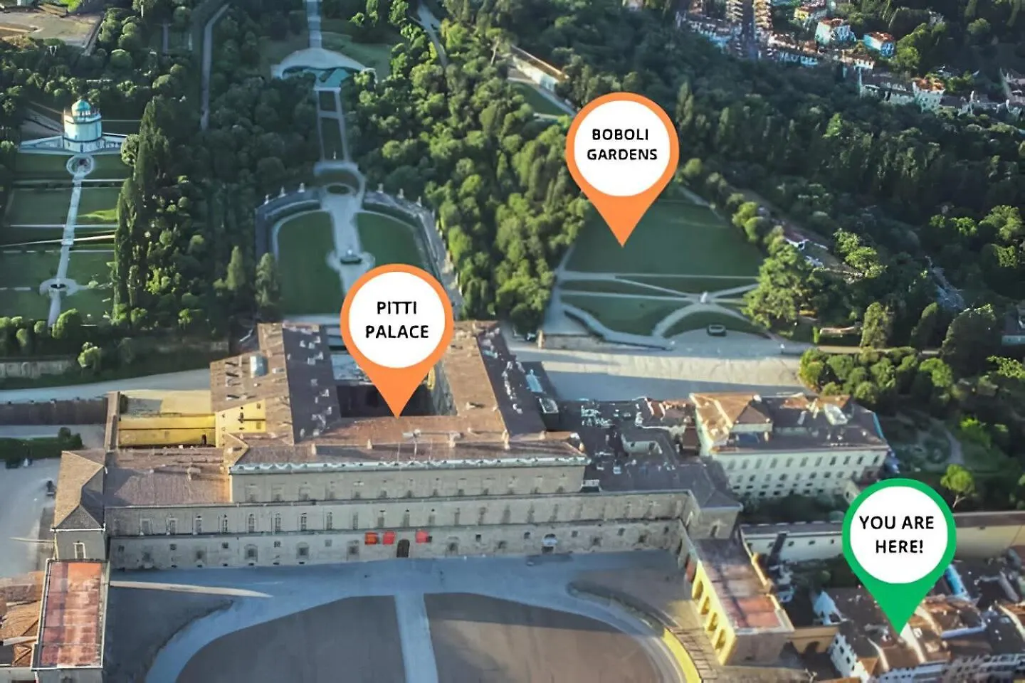 Pitti Palace - Original Florentine Accommodation فلورنس شقة